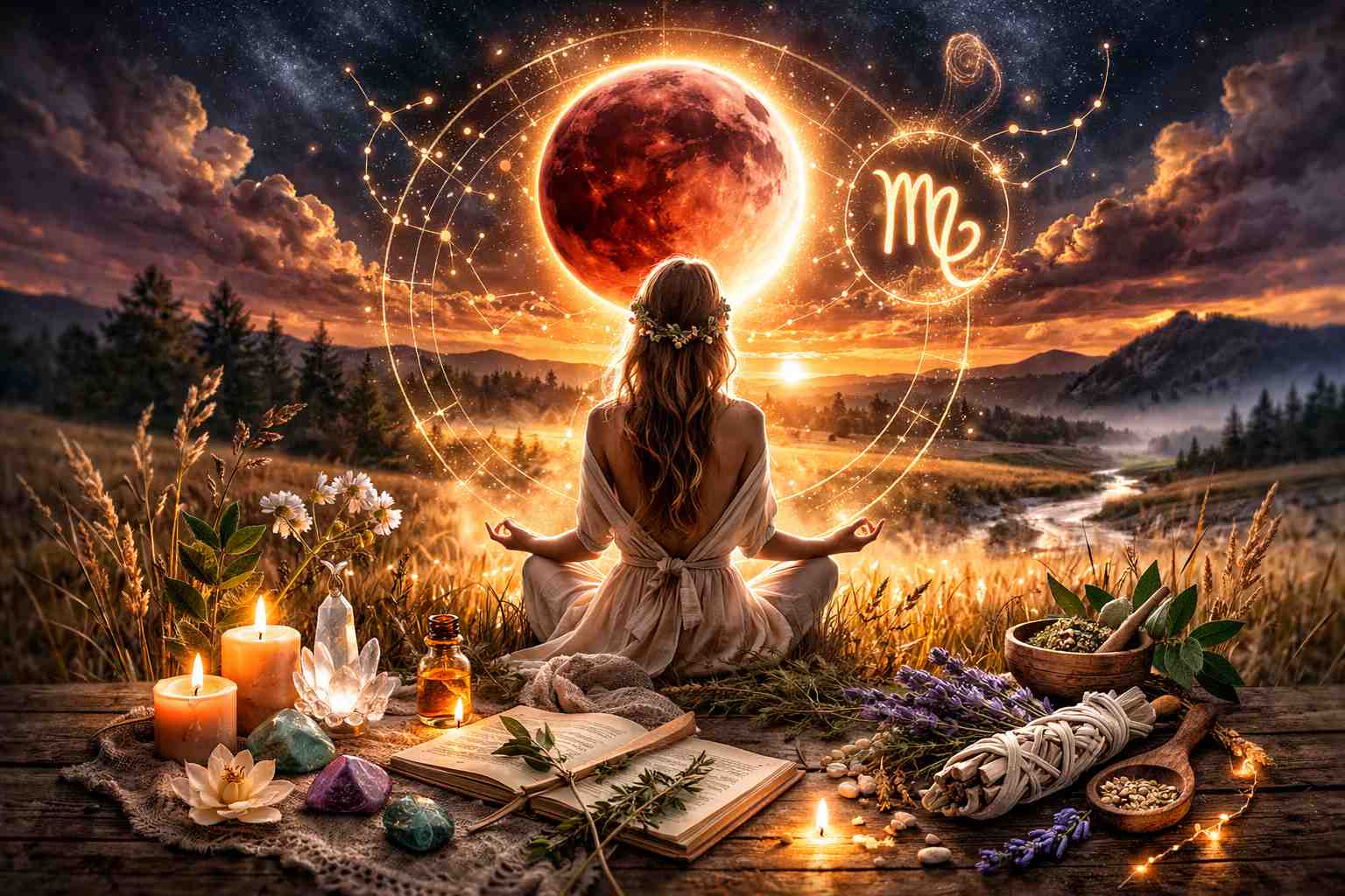 Úplněk a zatmění v Rybách